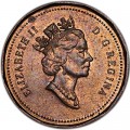 1 cent 1992 Canada, from circulation