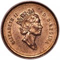 1 цент 1999 Канада, из обращения
