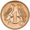 1 Cent 2001 Südafrika Vögel