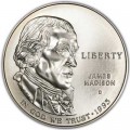 1 доллар 1993 США Мэдисон, серебро Proof
