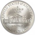 1 Dollar 1993 Madison  UNC, silber
