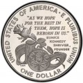 1 доллар 1995 США Паралимпийские игры,  Proof, серебро