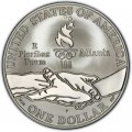 1 dollar 1995 USA XXVI Olympiad Track & Field  proof, silver