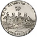 1 доллар 1996 США XXVI Олимпиада Гребля, серебро proof