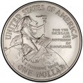 1 доллар 1996 США Смитсоновский институт,  UNC, серебро