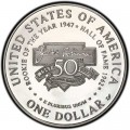 1 dollar 1997 Jackie Robinson  Proof, silver