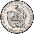 1 dollar 1997 National Law Enforcement Officers Memorial, silver Proof