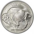 1 доллар 2001 Американский бизон, серебро UNC
