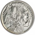 1 доллар 2001 США Американский бизон,  UNC, серебро