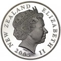 1 Dollar 2003 Neuseeland, Der Herr der Ringe, Saruman, silber