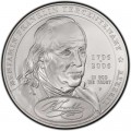 1 доллар 2006 Бенджамин Франклин Отец основатель, серебро UNC