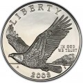 1 доллар 2008 США Белоголовый орлан, серебро proof