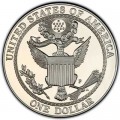1 доллар 2008 США Белоголовый орлан,  proof, серебро