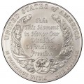 1 доллар 2010 США Ветераны инвалиды,  UNC, серебро