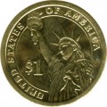 1 Dollar 2011 USA, 17 Präsident Andrew Johnson (farbig)