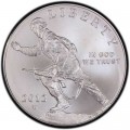 1 dollar 2012 USA Infantry Soldier, silver UNC