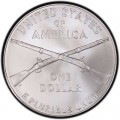 1 dollar 2012 USA Infanterie Soldat  UNC, silber