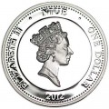1 dollar 2012 Niue Island, Kuzbass, silver
