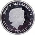 1 dollar 2012 Tuvalu, Cathedral of Christ the Saviour