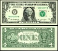 1 доллар 2013 США (F), банкнота, хорошее качество XF