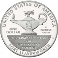 1 dollar 2013 USA 5-Star Generals Marshall, Eisenhower,  Proof, silver