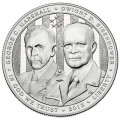 1 доллар 2013 США Пятизвездочные генералы Маршалл и Эйзенхауэр, серебро UNC