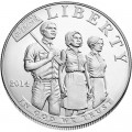 1 dollar 2014 USA Civil Rights Act of 1964, silver UNC