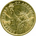1 Dollar 2015 USA, 33 Präsident Harry S. Truman (farbig)