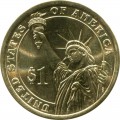 1 Dollar 2015 USA, 36 Präsident Lyndon B. Johnson (farbig)