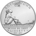 1 dollar 2017 USA Boys Town Centennial Uncirculated Silver Dollar