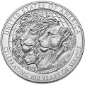 1 Dollar 2017 US Lions Clubs International UNC Silver Dollar, silber