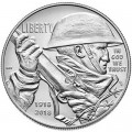 1 Dollar 2018 Hundertjahrfeier des Ersten Weltkrieges Unzirkuliert Silber Dollar