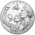 1 доллар 2018 США, Осведомленность о раке молочной железы, серебро Proof