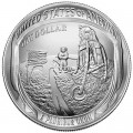 1 доллар 2019 США, Аполлон 11, UNC, серебро