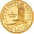 1 Dollar 2005 USA Squaw Sacagawea Farbig