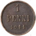 1 penni 1911 Finland, condition VF
