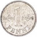 1 penni 1973 Finland, from circulation