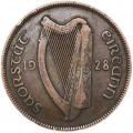 1 пенни 1928 Ирландия Тетерев