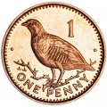 1 Penny 1996 Gibraltar Rebhuhn