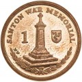 1 Penny 2008 Isle of Man Santon Kriegsdenkmal