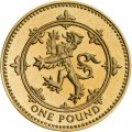 1 pound 1994 Lion Rampant representing Scotland