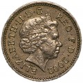 1 фунт 2002 Три льва, Англия из обращения