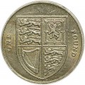 1 фунт 2008 Королевский Щит, представляющий Соединенное Королевство из обращения