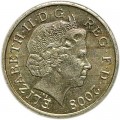 1 фунт 2008 Королевский Щит, представляющий Соединенное Королевство из обращения