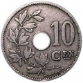 10 сантимов 1901-1909 Бельгия, из обращения