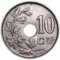 10 Centimes 1909 bis 1934 Belgien, aus dem Verkehr