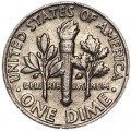 10 центов 1977 США Рузвельт, двор P