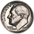One dime 10 cents 1985 US Roosevelt, mint D
