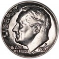 One dime 10 cents 1985 US Roosevelt, mint P