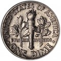 10 cents One dime 1989 USA Roosevelt, mint D